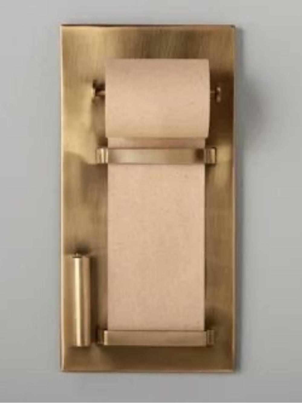 Hearth & Hand Magnolia Brass Metal Paper Roll Holder Wall Mount